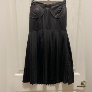 Strapless little black dress
